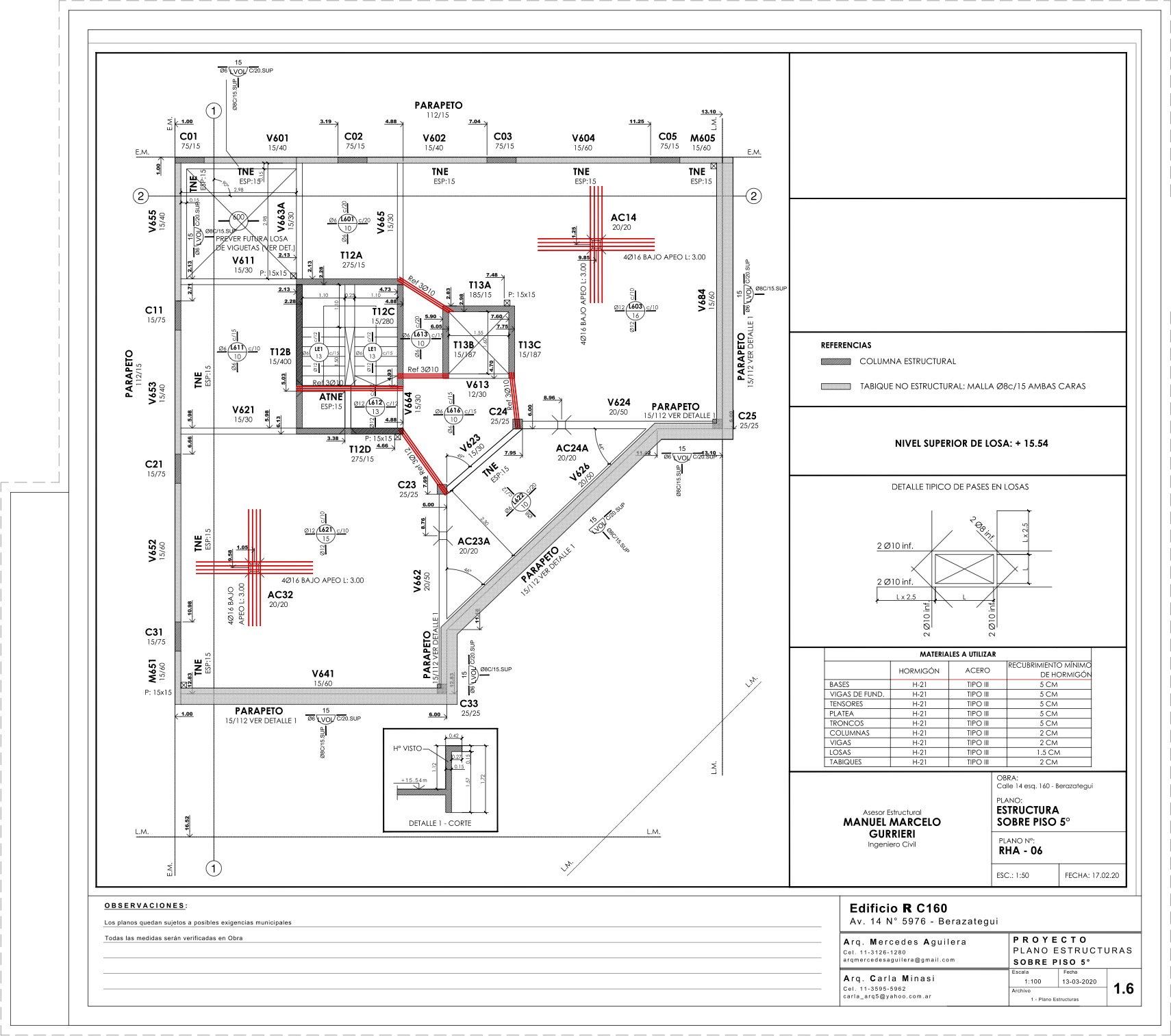 Plano Estructura 1.6
